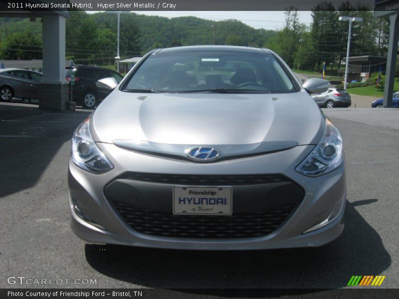 Hyper Silver Metallic / Gray 2011 Hyundai Sonata Hybrid