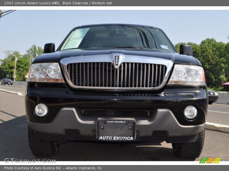 Black Clearcoat / Medium Ash 2003 Lincoln Aviator Luxury AWD