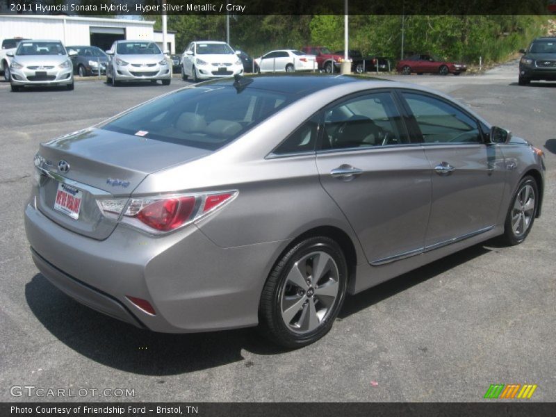 Hyper Silver Metallic / Gray 2011 Hyundai Sonata Hybrid
