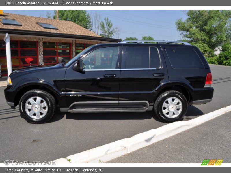 Black Clearcoat / Medium Ash 2003 Lincoln Aviator Luxury AWD