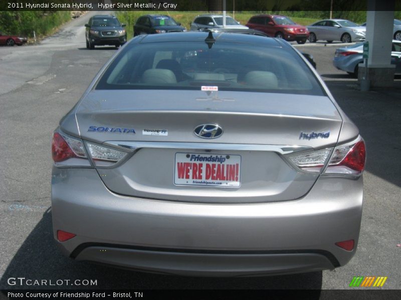Hyper Silver Metallic / Gray 2011 Hyundai Sonata Hybrid