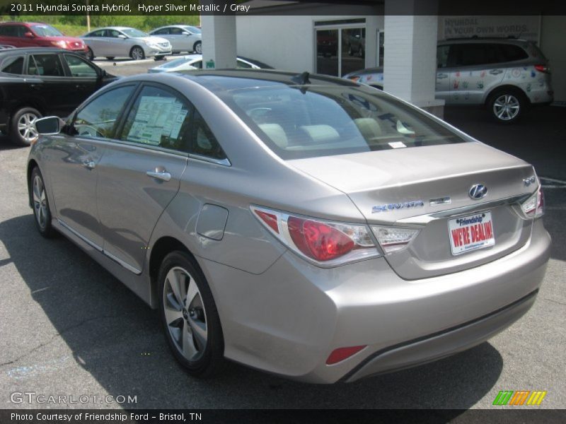 Hyper Silver Metallic / Gray 2011 Hyundai Sonata Hybrid