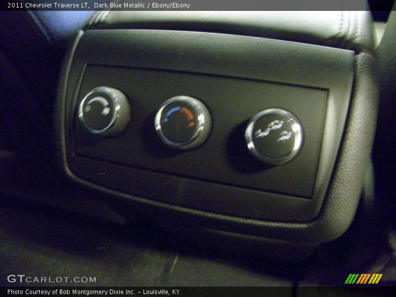 Dark Blue Metallic / Ebony/Ebony 2011 Chevrolet Traverse LT