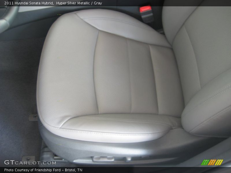  2011 Sonata Hybrid Gray Interior