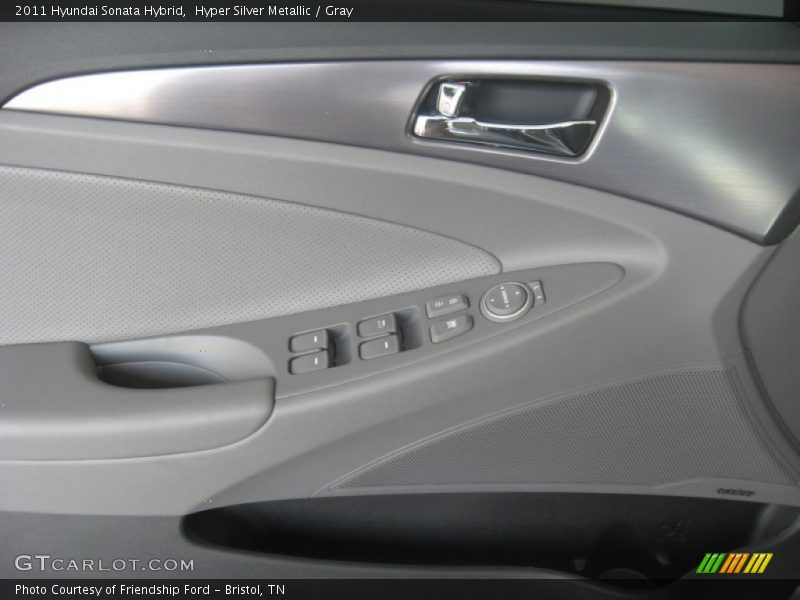 Hyper Silver Metallic / Gray 2011 Hyundai Sonata Hybrid