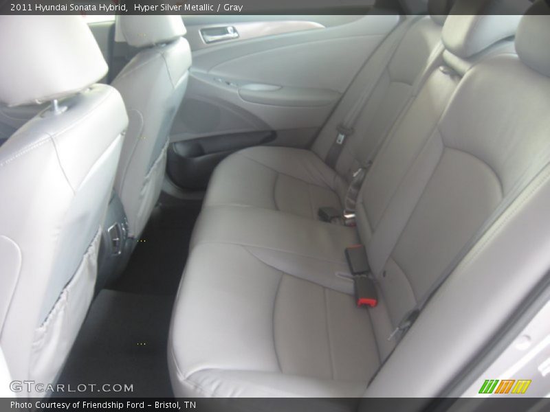  2011 Sonata Hybrid Gray Interior