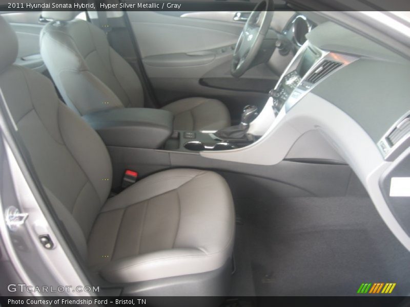 Hyper Silver Metallic / Gray 2011 Hyundai Sonata Hybrid