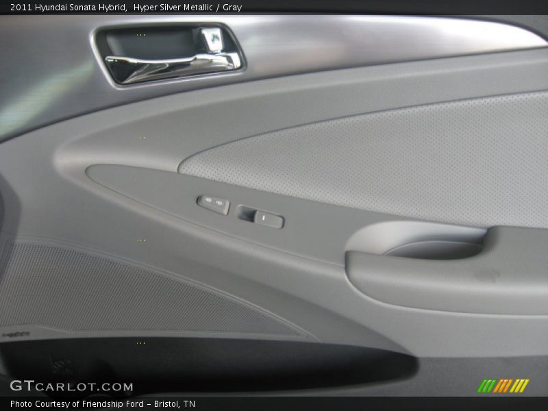 Hyper Silver Metallic / Gray 2011 Hyundai Sonata Hybrid