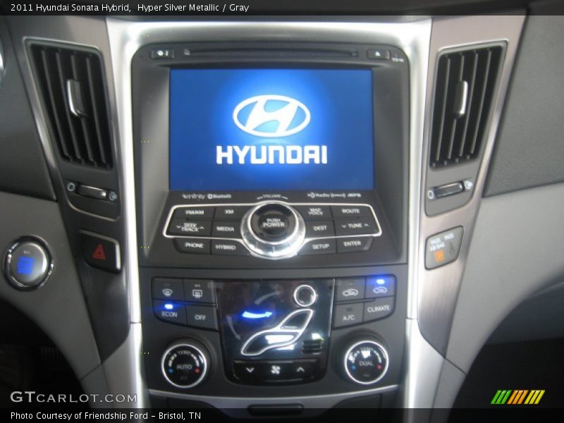 Hyper Silver Metallic / Gray 2011 Hyundai Sonata Hybrid