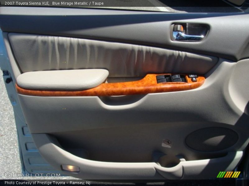 Blue Mirage Metallic / Taupe 2007 Toyota Sienna XLE