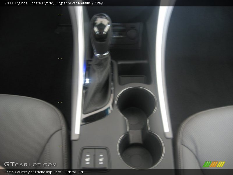 Hyper Silver Metallic / Gray 2011 Hyundai Sonata Hybrid