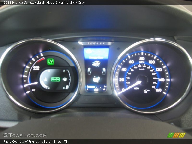  2011 Sonata Hybrid Hybrid Gauges