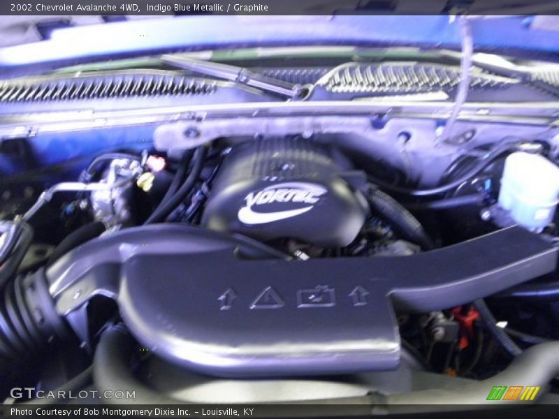 Indigo Blue Metallic / Graphite 2002 Chevrolet Avalanche 4WD