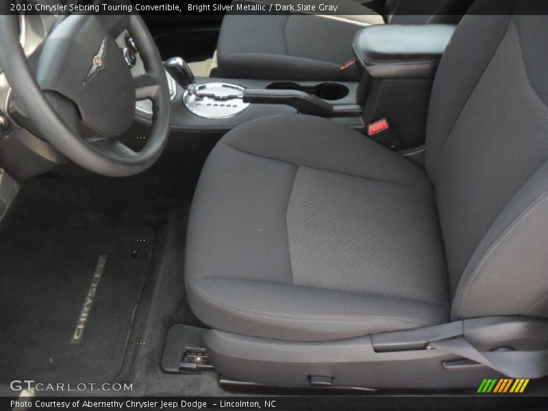 Bright Silver Metallic / Dark Slate Gray 2010 Chrysler Sebring Touring Convertible