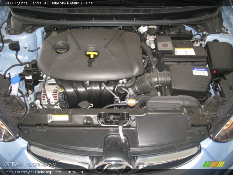  2011 Elantra GLS Engine - 1.8 Liter DOHC 16-Valve D-CVVT 4 Cylinder