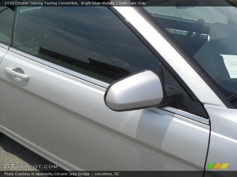 Bright Silver Metallic / Dark Slate Gray 2010 Chrysler Sebring Touring Convertible