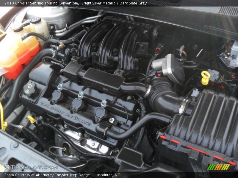 Bright Silver Metallic / Dark Slate Gray 2010 Chrysler Sebring Touring Convertible