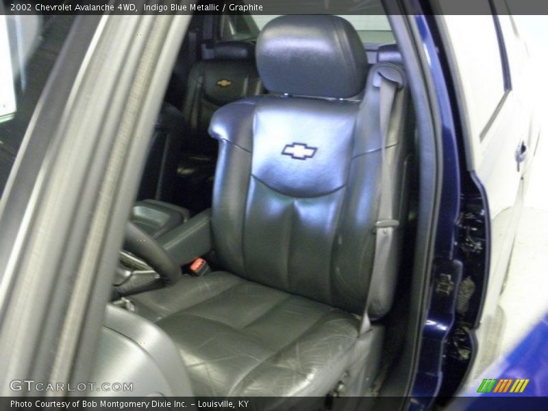 Indigo Blue Metallic / Graphite 2002 Chevrolet Avalanche 4WD