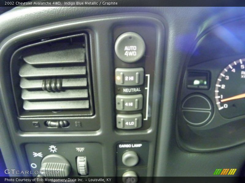 Indigo Blue Metallic / Graphite 2002 Chevrolet Avalanche 4WD