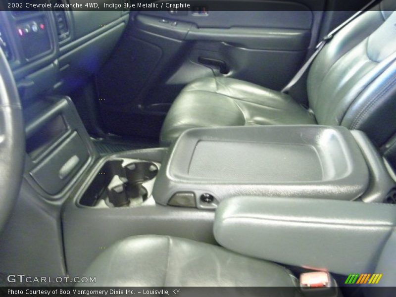 Indigo Blue Metallic / Graphite 2002 Chevrolet Avalanche 4WD