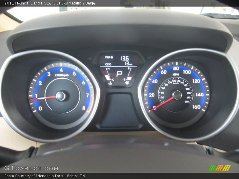  2011 Elantra GLS GLS Gauges