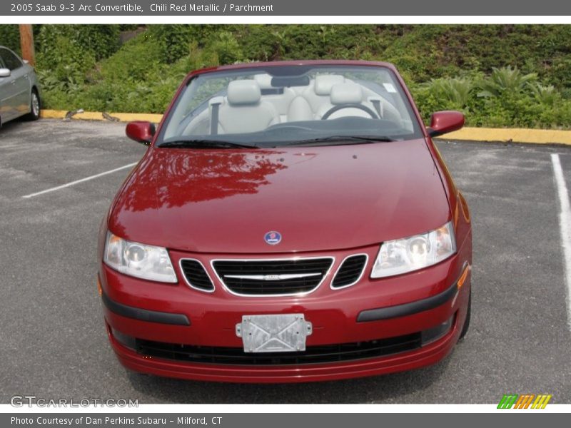 Chili Red Metallic / Parchment 2005 Saab 9-3 Arc Convertible