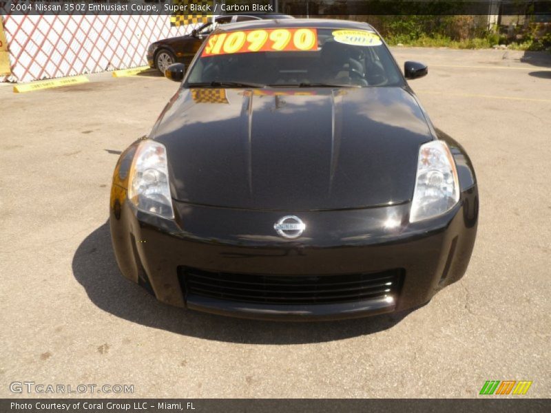 Super Black / Carbon Black 2004 Nissan 350Z Enthusiast Coupe