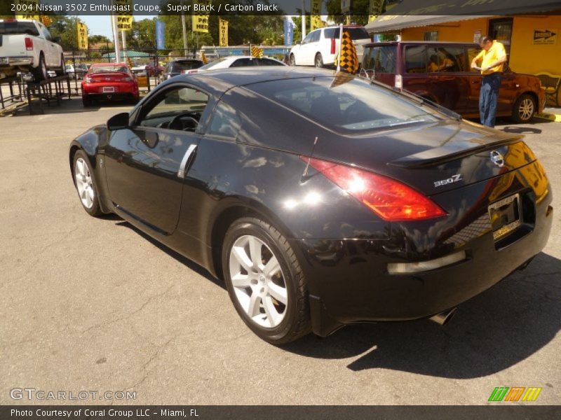 Super Black / Carbon Black 2004 Nissan 350Z Enthusiast Coupe