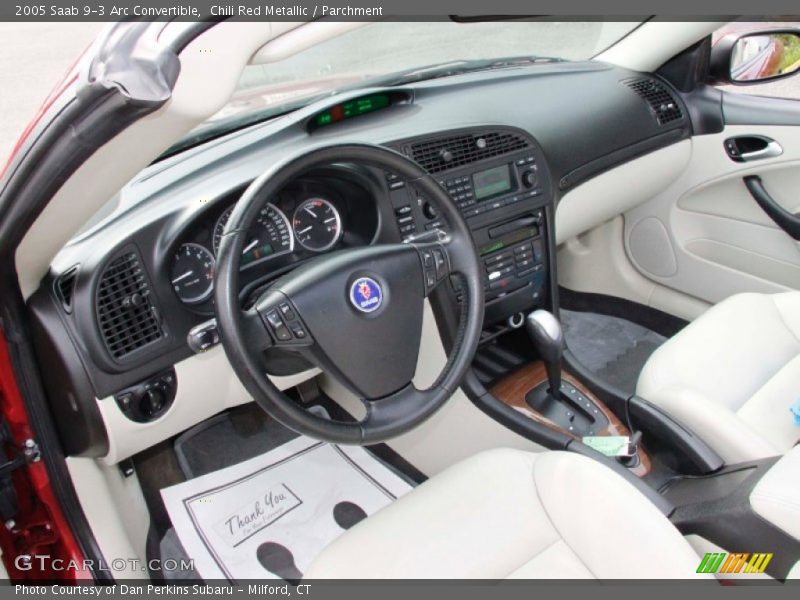  2005 9-3 Arc Convertible Parchment Interior