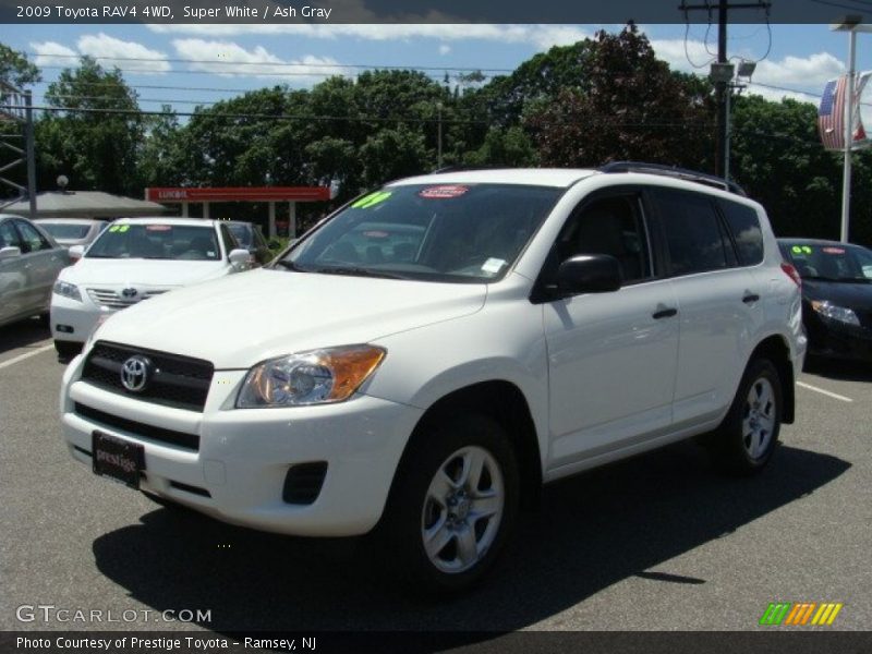 Super White / Ash Gray 2009 Toyota RAV4 4WD