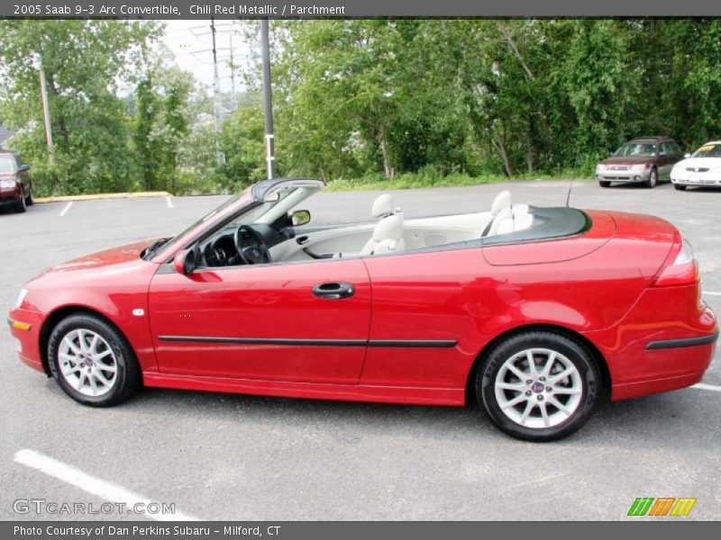  2005 9-3 Arc Convertible Chili Red Metallic