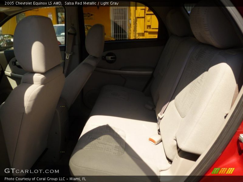 Salsa Red Metallic / Light Gray 2005 Chevrolet Equinox LS AWD
