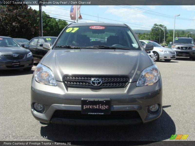 Phantom Gray Pearl / Dark Charcoal 2007 Toyota Matrix XR