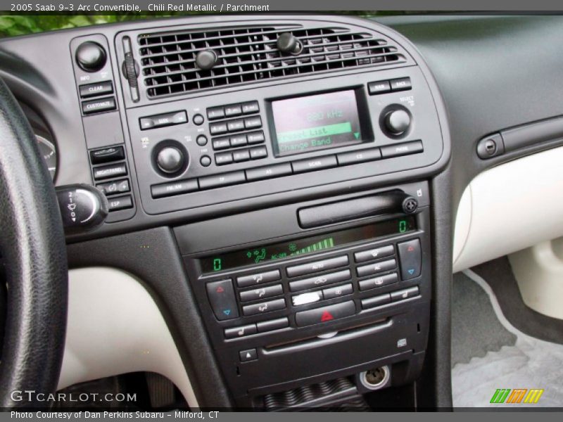 Chili Red Metallic / Parchment 2005 Saab 9-3 Arc Convertible