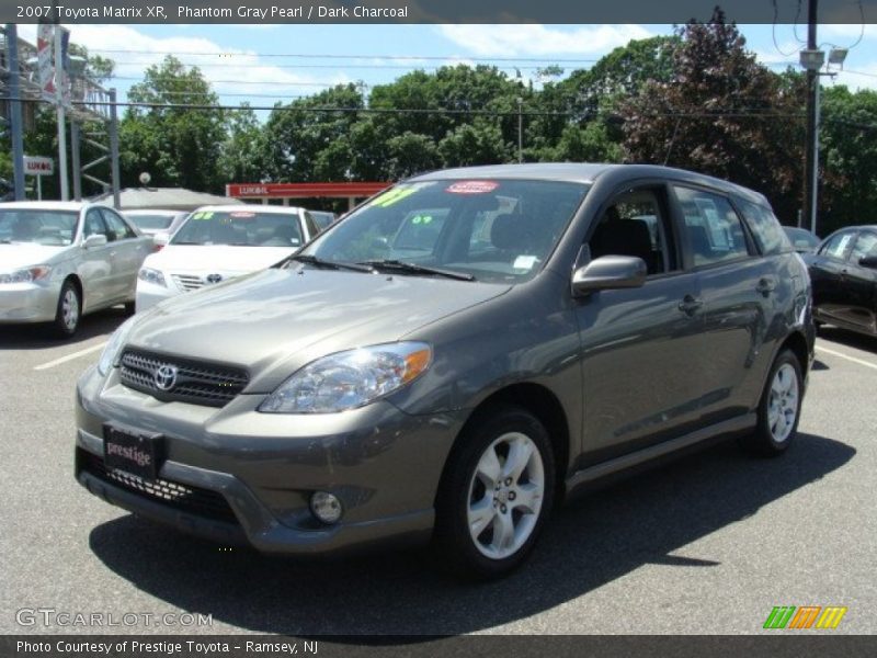 Phantom Gray Pearl / Dark Charcoal 2007 Toyota Matrix XR