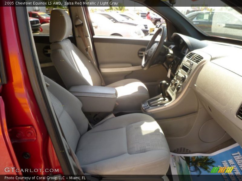 Salsa Red Metallic / Light Gray 2005 Chevrolet Equinox LS AWD