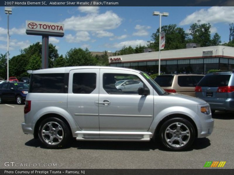 Alabaster Silver Metallic / Black/Titanium 2007 Honda Element SC