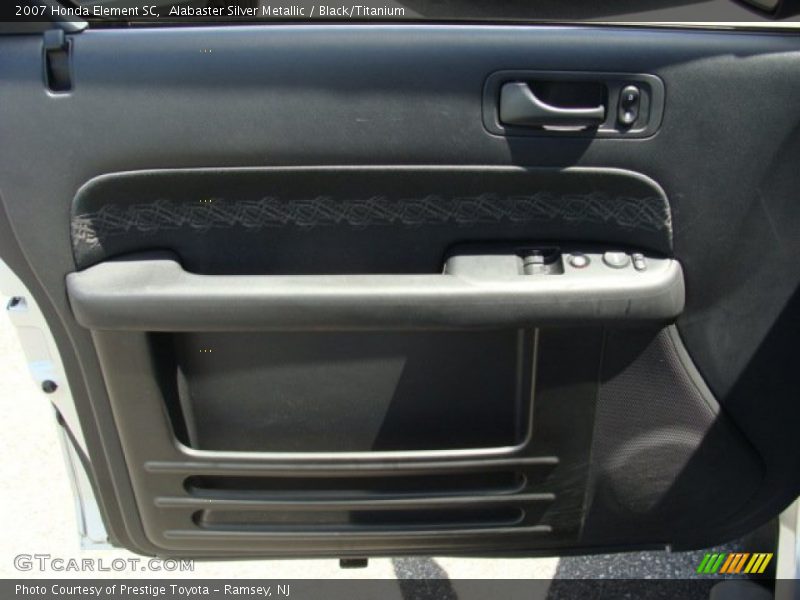 Alabaster Silver Metallic / Black/Titanium 2007 Honda Element SC