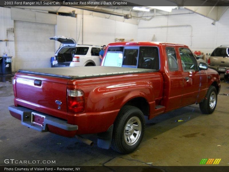 Toreador Red Metallic / Dark Graphite 2003 Ford Ranger XLT SuperCab