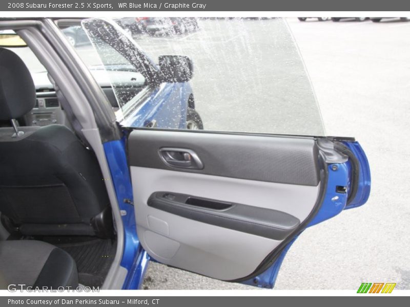 WR Blue Mica / Graphite Gray 2008 Subaru Forester 2.5 X Sports