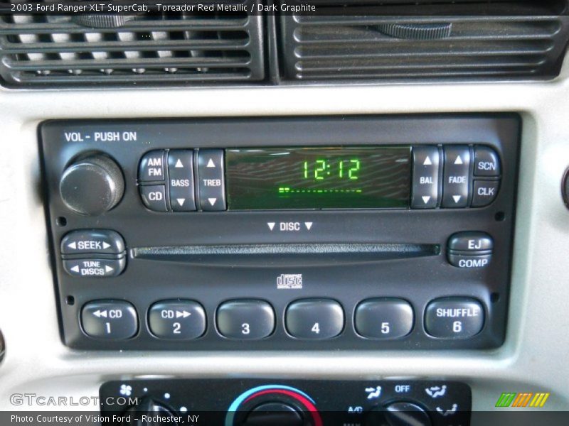 Toreador Red Metallic / Dark Graphite 2003 Ford Ranger XLT SuperCab