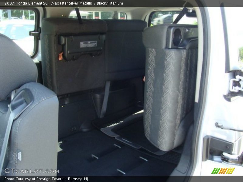 Alabaster Silver Metallic / Black/Titanium 2007 Honda Element SC