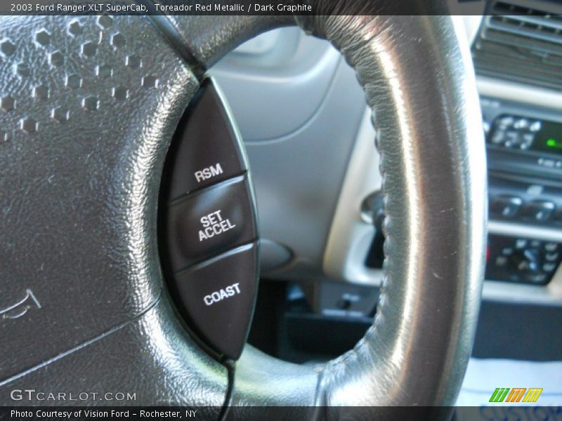 Toreador Red Metallic / Dark Graphite 2003 Ford Ranger XLT SuperCab