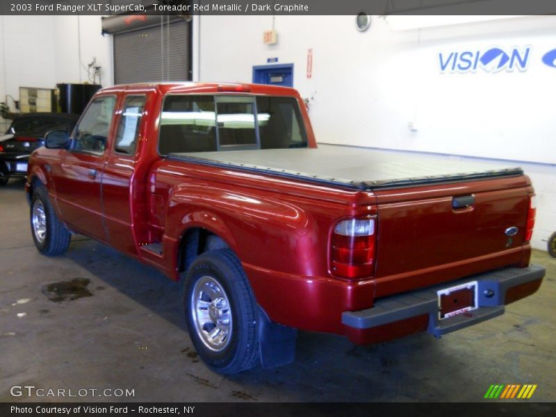 Toreador Red Metallic / Dark Graphite 2003 Ford Ranger XLT SuperCab