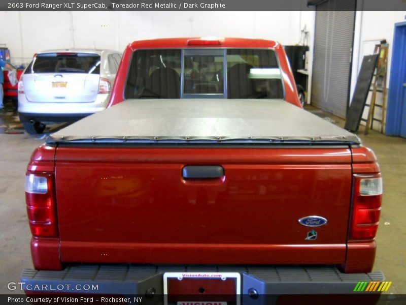 Toreador Red Metallic / Dark Graphite 2003 Ford Ranger XLT SuperCab