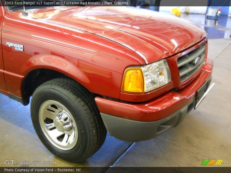 Toreador Red Metallic / Dark Graphite 2003 Ford Ranger XLT SuperCab