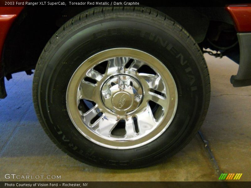 Toreador Red Metallic / Dark Graphite 2003 Ford Ranger XLT SuperCab