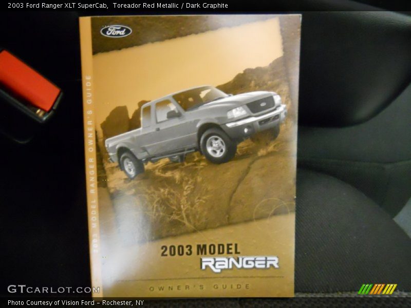 Toreador Red Metallic / Dark Graphite 2003 Ford Ranger XLT SuperCab
