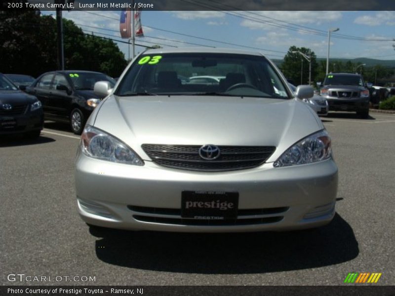 Lunar Mist Metallic / Stone 2003 Toyota Camry LE