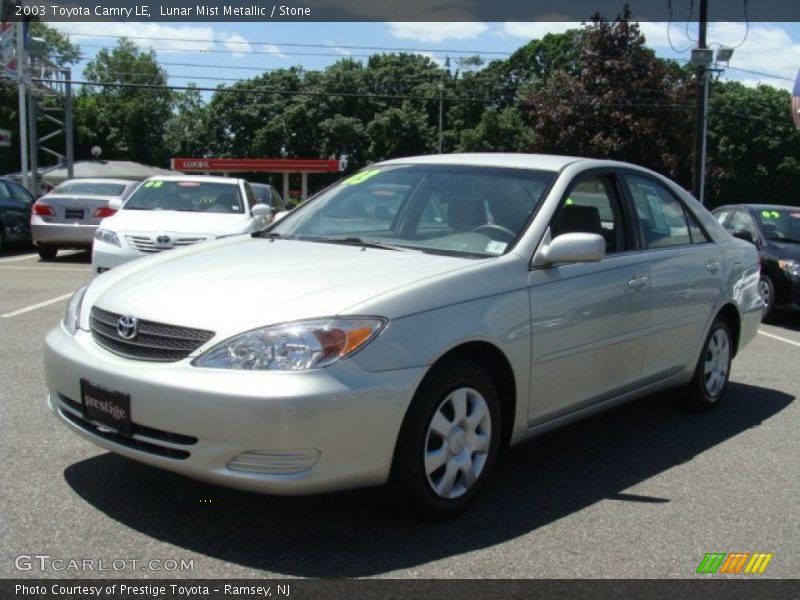 Lunar Mist Metallic / Stone 2003 Toyota Camry LE